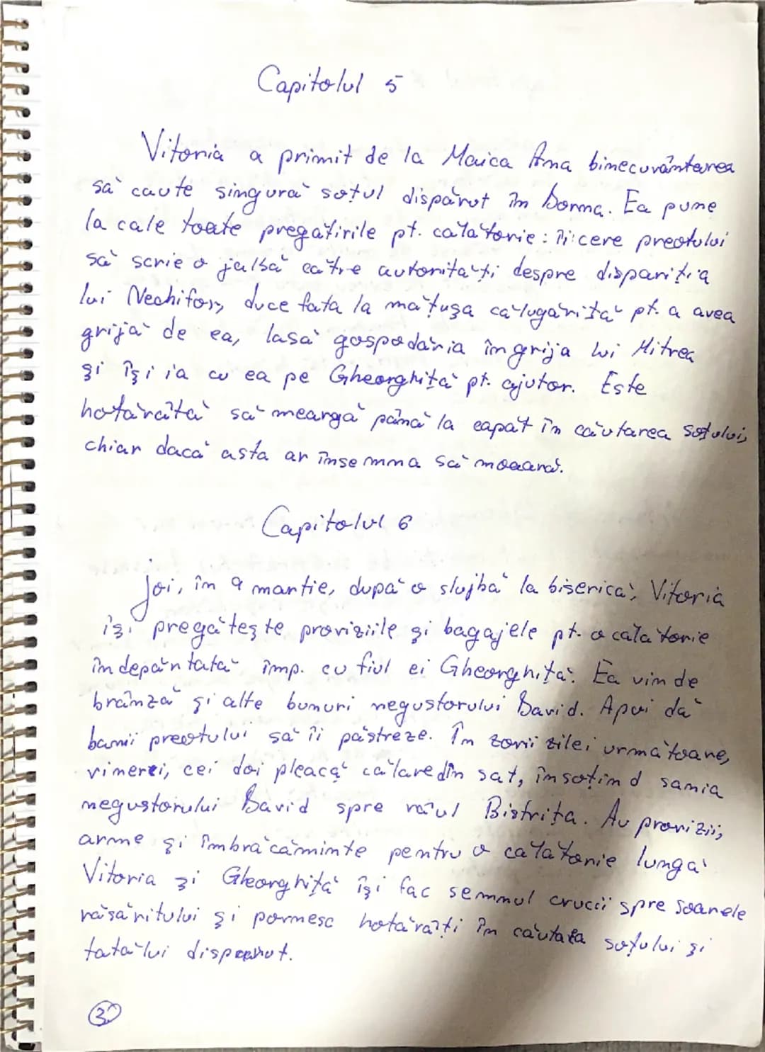 --- OCR Start ---
Oprea
Alexia
Baltagul Rezumat pe capitole
必
Capitolul 1
Nechifor Lipam plecacă după ori şi nu se mai întoarce.
Soția lui, 