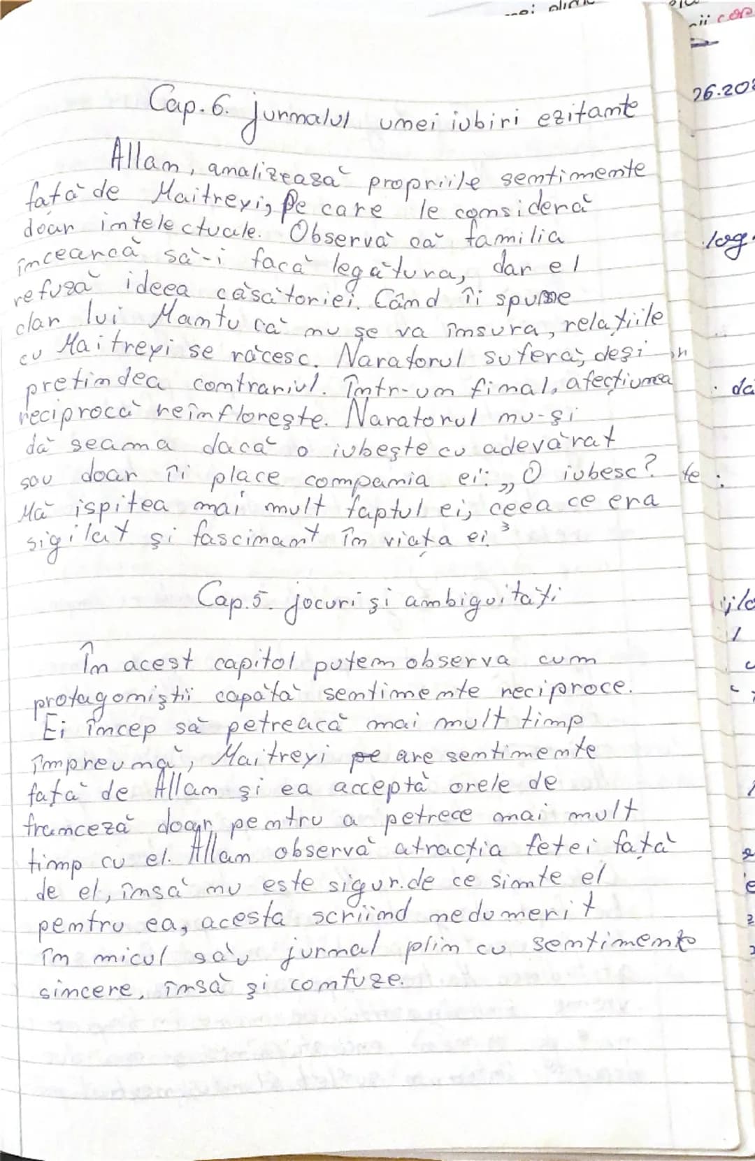 --- OCR Start ---
Allam
se
Maitreyi
Mircea Eliade
- rezumat pe capitole-
22.01.202.
Cap. 1. Întâlnirea cu Maitreyi
O
pare
fata i
El Ti
despr