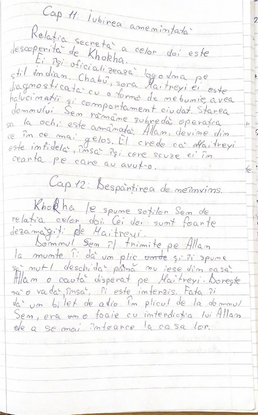 --- OCR Start ---
Allam
se
Maitreyi
Mircea Eliade
- rezumat pe capitole-
22.01.202.
Cap. 1. Întâlnirea cu Maitreyi
O
pare
fata i
El Ti
despr