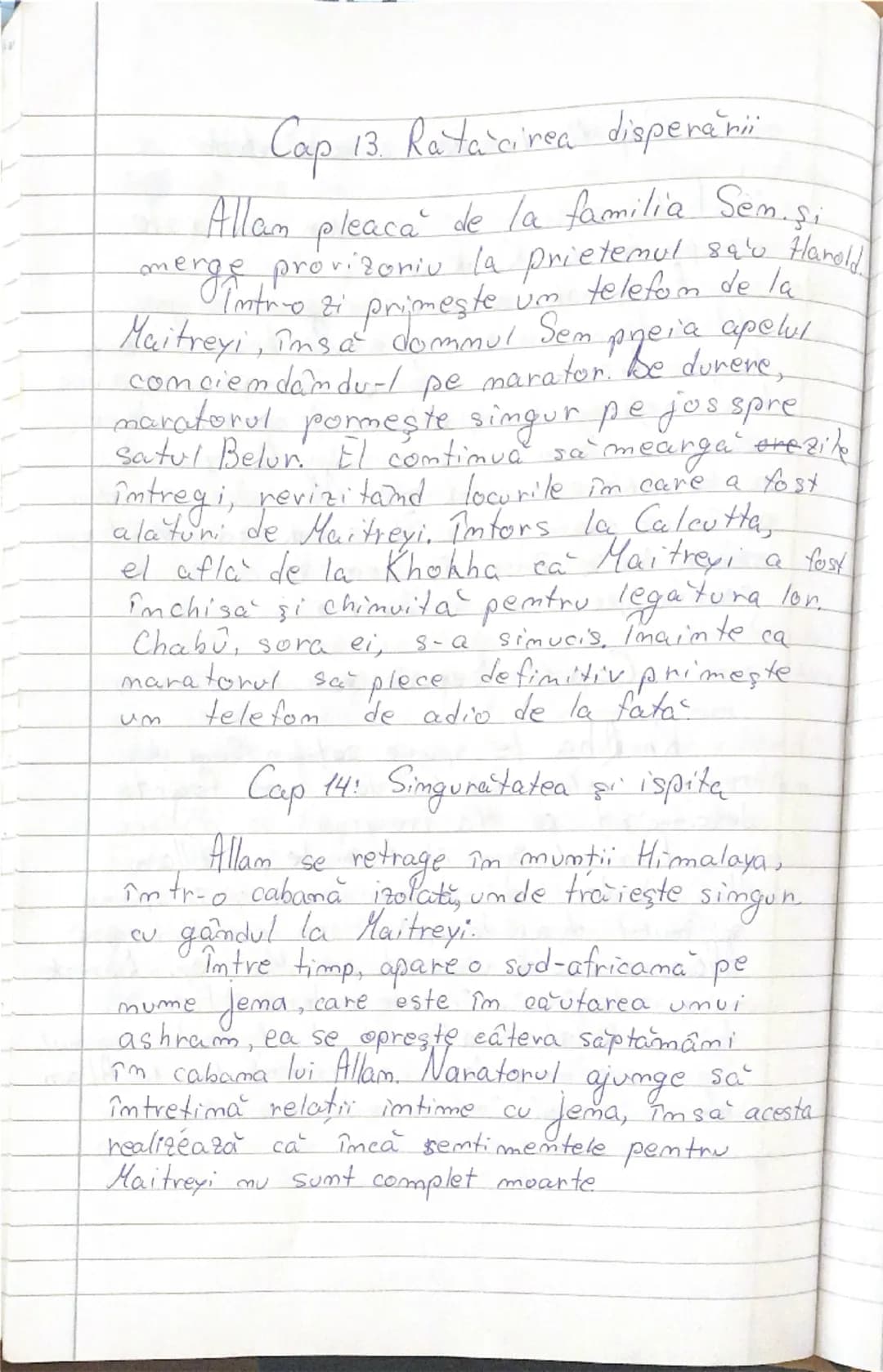 --- OCR Start ---
Allam
se
Maitreyi
Mircea Eliade
- rezumat pe capitole-
22.01.202.
Cap. 1. Întâlnirea cu Maitreyi
O
pare
fata i
El Ti
despr