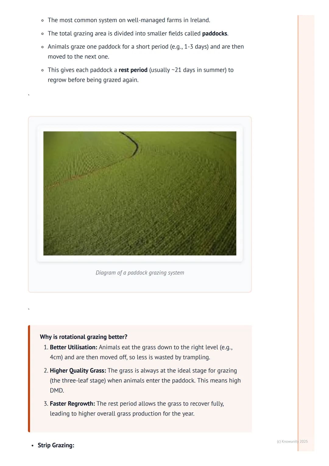 # Grassland Management

## The importance of grassland in Ireland

Grass is the most important crop in Ireland. Our climate (mild, wet) is p