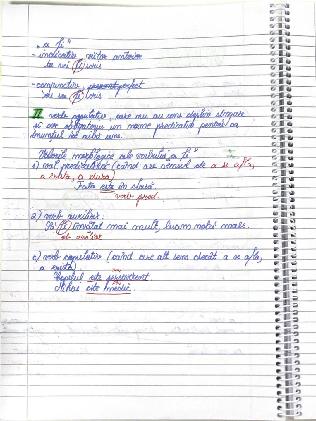 # VERBUL

- este partea de verdrive flexibila care sweată poțiunea,
storea Sou
hau existerata, Verlely pot fi
fberma singure un predicat.
(a