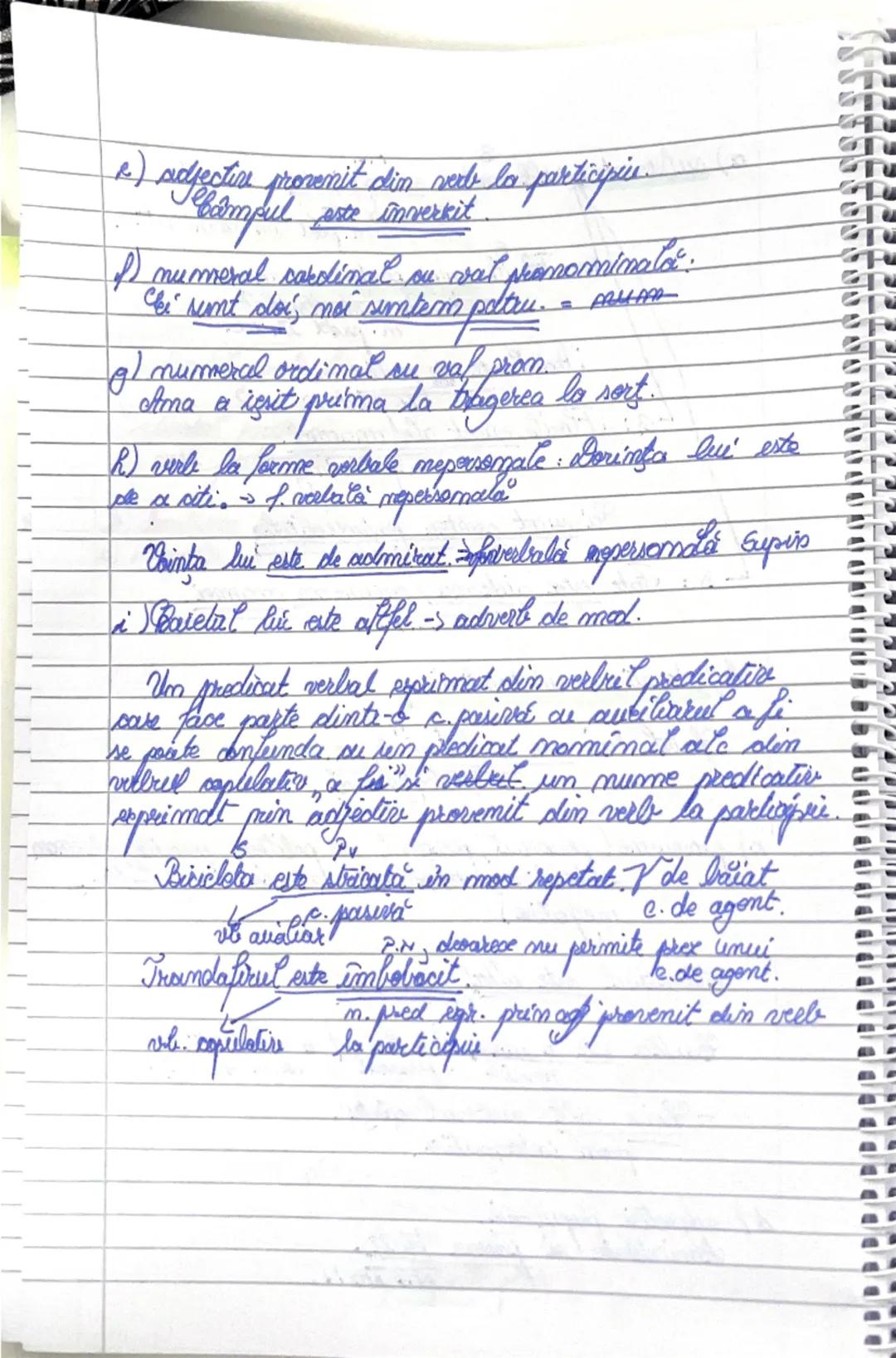 # VERBUL

- este partea de verdrive flexibila care sweată poțiunea,
storea Sou
hau existerata, Verlely pot fi
fberma singure un predicat.
(a