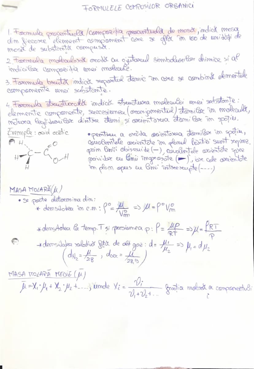# I. INTRODUCERE ÎN STUDIUL CHIMIEI ORGANICE

OBȚINEREA UREEI (F. Wöhler)
$AgNCO + NH_4Cl \rightarrow NH_4NCO + AgCl$
(cianat de Ag) (clor d
