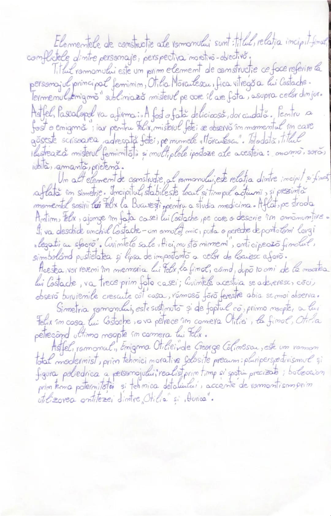 # Emigma Otiliei

de George Colinescu

George Calinescu, a fost considerat cel mai mare critic literar al
perioadei interbelice, ce s-a rema