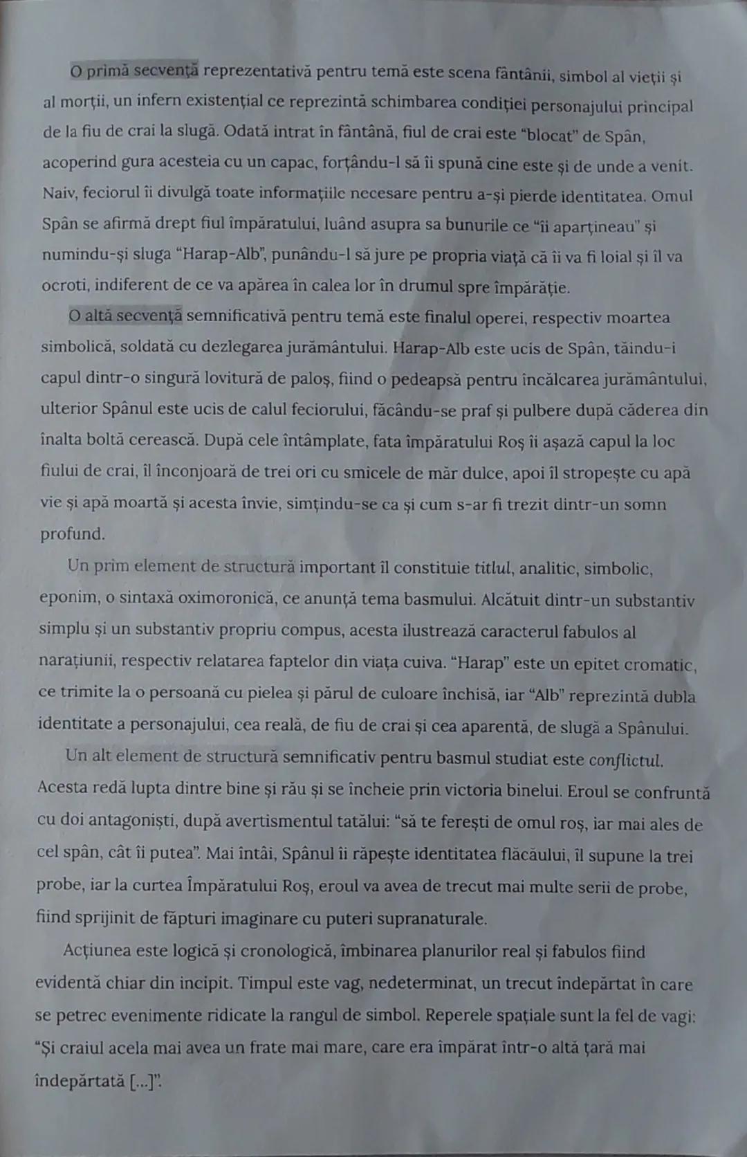 # POVESTEA LUI HARAP-ALB
## ION CREANGA
### 1877

Ion Creangă este unul dintre marii clasici ai literaturii române, care s-au afirmat în
cer