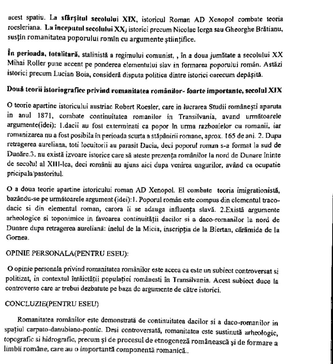 # Lecţia 1- ROMANITATEA ROMÁNILOR ÎN VIZIUNEA ISTORICILOR

Ce este romanitatea românilor?

! ATENTIE: poate fi folosită ca introducere la or