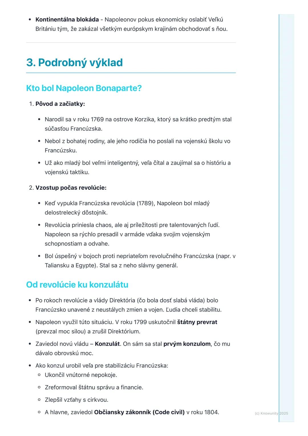 # Napoleon Bonaparte a jeho
vzostup

1. Prehľad / Úvod

Takže, dnes sa ideme pozrieť na Napoleona Bonaparteho. Je to jedna z
najdôležitejšíc