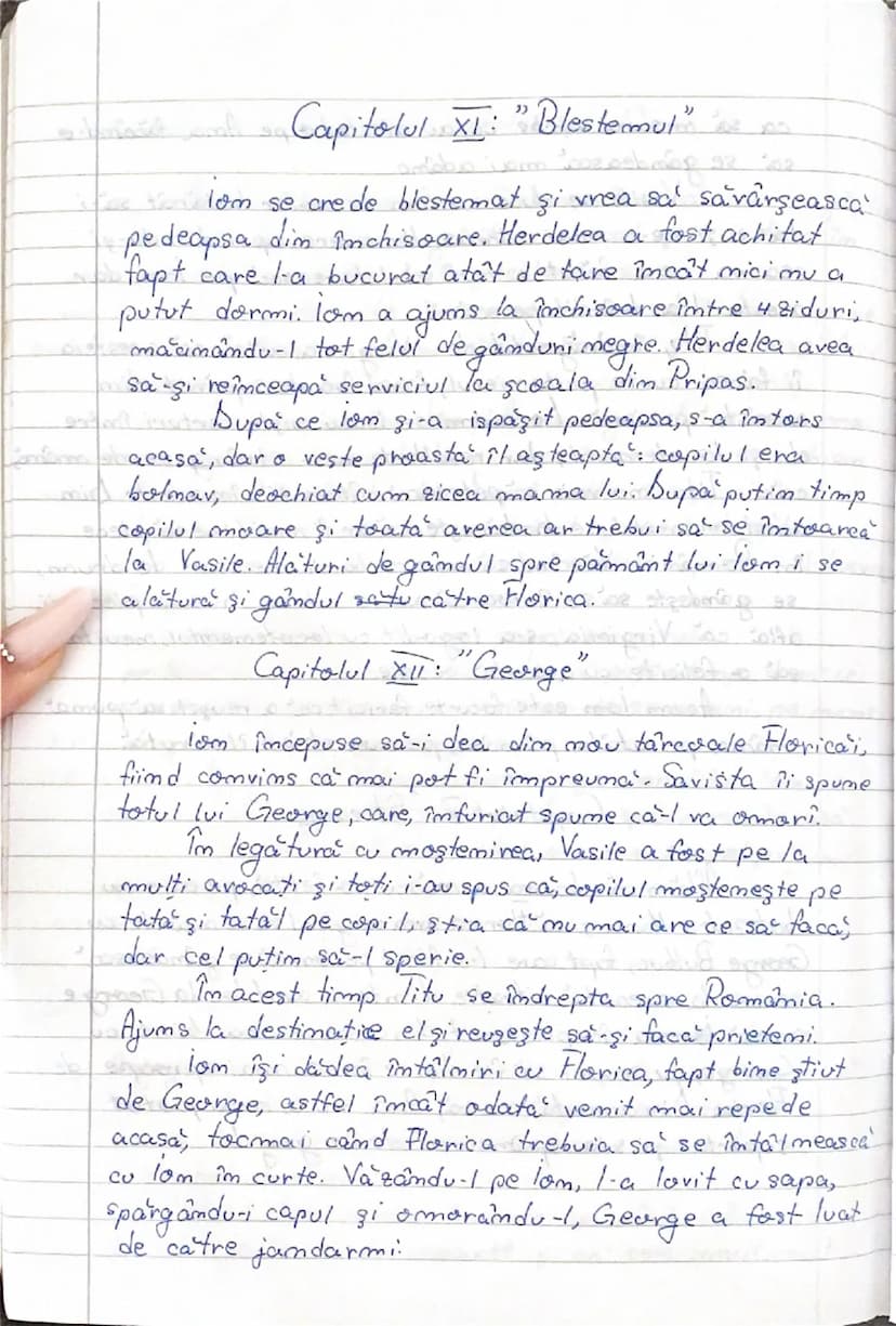 --- OCR Start ---
'be unamay loomap lom
en stad li mol j
Liviu Rebreamu
Pasig mi abve 1- rezumat pe capitole-
Capitolul I:" începutul"
Ni se