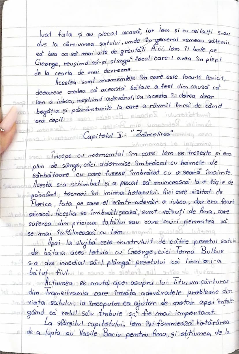 --- OCR Start ---
'be unamay loomap lom
en stad li mol j
Liviu Rebreamu
Pasig mi abve 1- rezumat pe capitole-
Capitolul I:" începutul"
Ni se