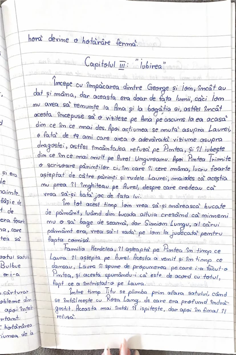 --- OCR Start ---
'be unamay loomap lom
en stad li mol j
Liviu Rebreamu
Pasig mi abve 1- rezumat pe capitole-
Capitolul I:" începutul"
Ni se