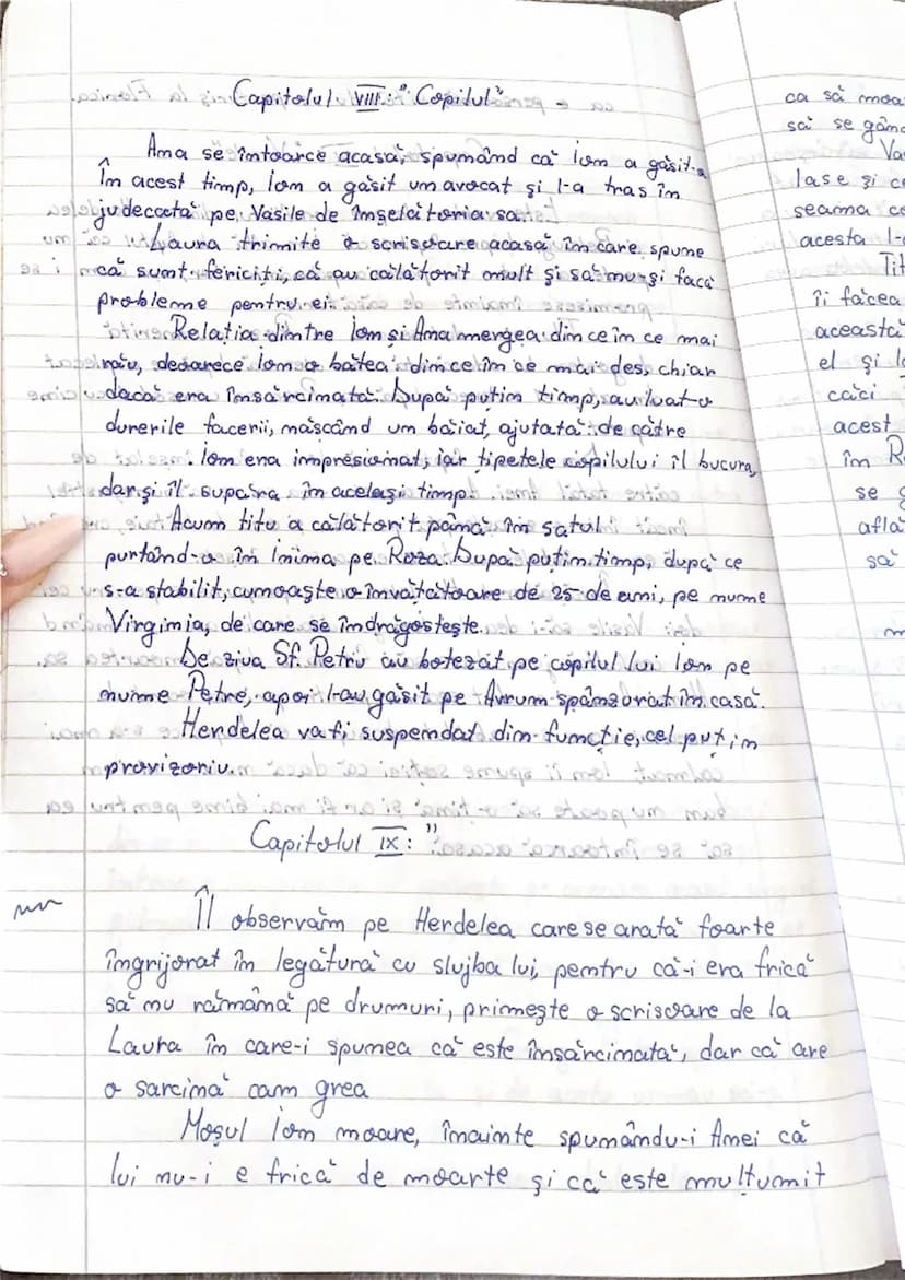 --- OCR Start ---
'be unamay loomap lom
en stad li mol j
Liviu Rebreamu
Pasig mi abve 1- rezumat pe capitole-
Capitolul I:" începutul"
Ni se