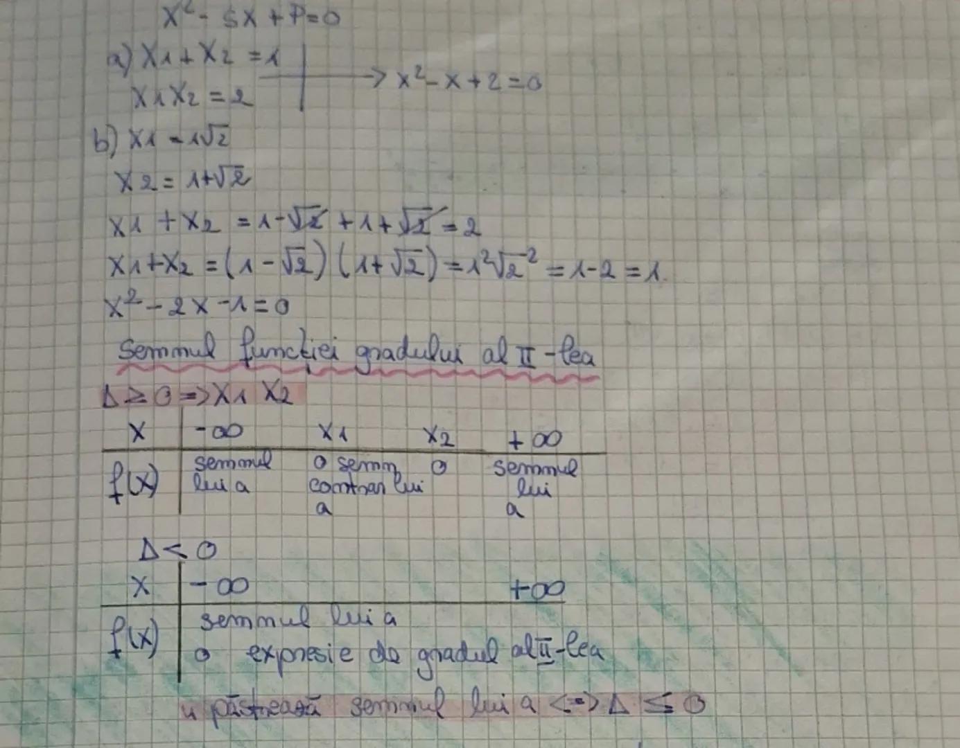 Functia de gradul I
*P:R→R, f(x)=ax+b, a ≠0
* monotonia: a>0 ⇒funcția monotonă crescătoare
a<0 ⇒funcția monotonă descrescătoare
* Gf este o 
