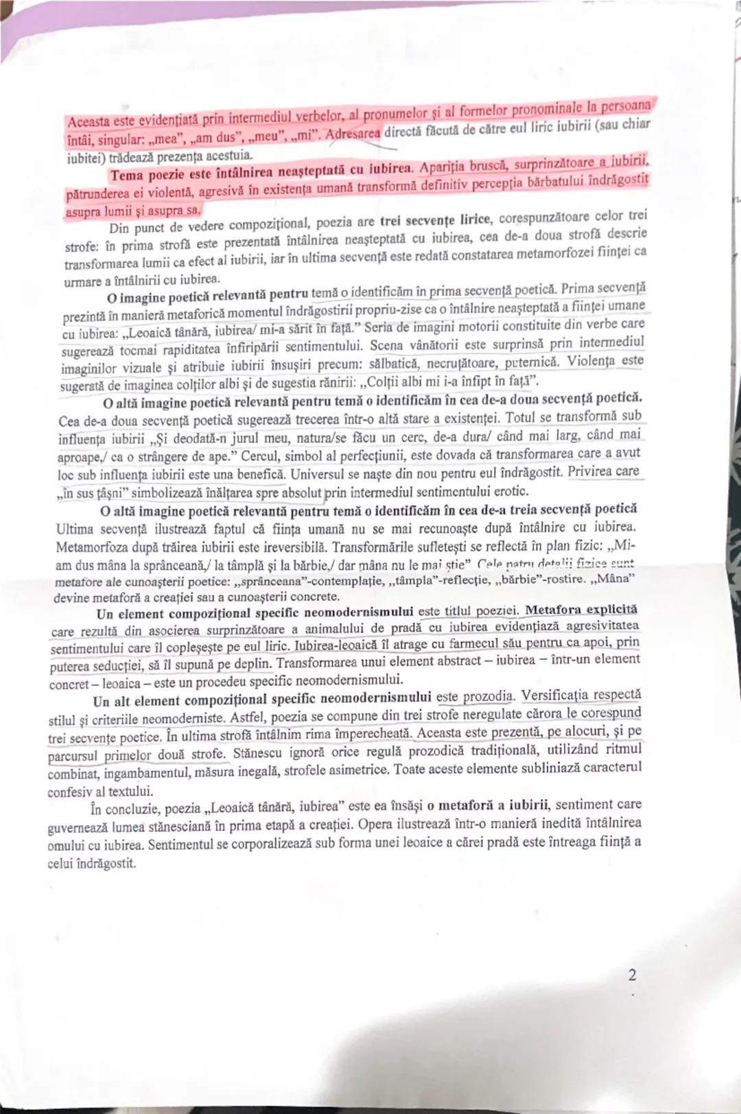 Leonică tânără, iubirea
Nichita Stănescu

Leoaica tânără, iubirea
mi-ai sărit în faţă.

Mă pândise-n încordare
mai demult.

Colții albi mi i
