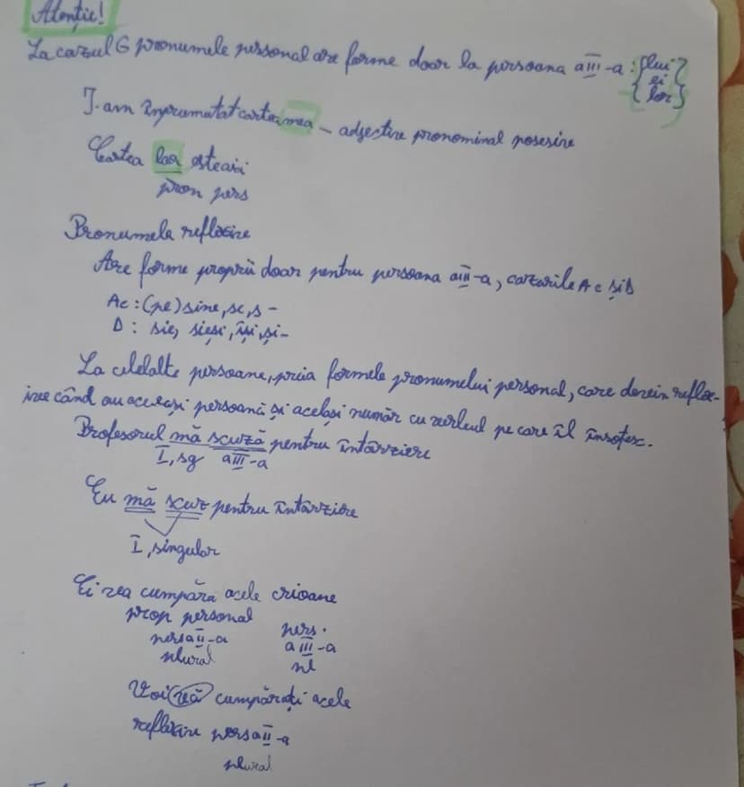 --- OCR Start ---
Pronumele
2. Pronumele este parte de vorbire care tine locul unui substantiv
Beta Pronume
Cart au categoria persoanei
- pr