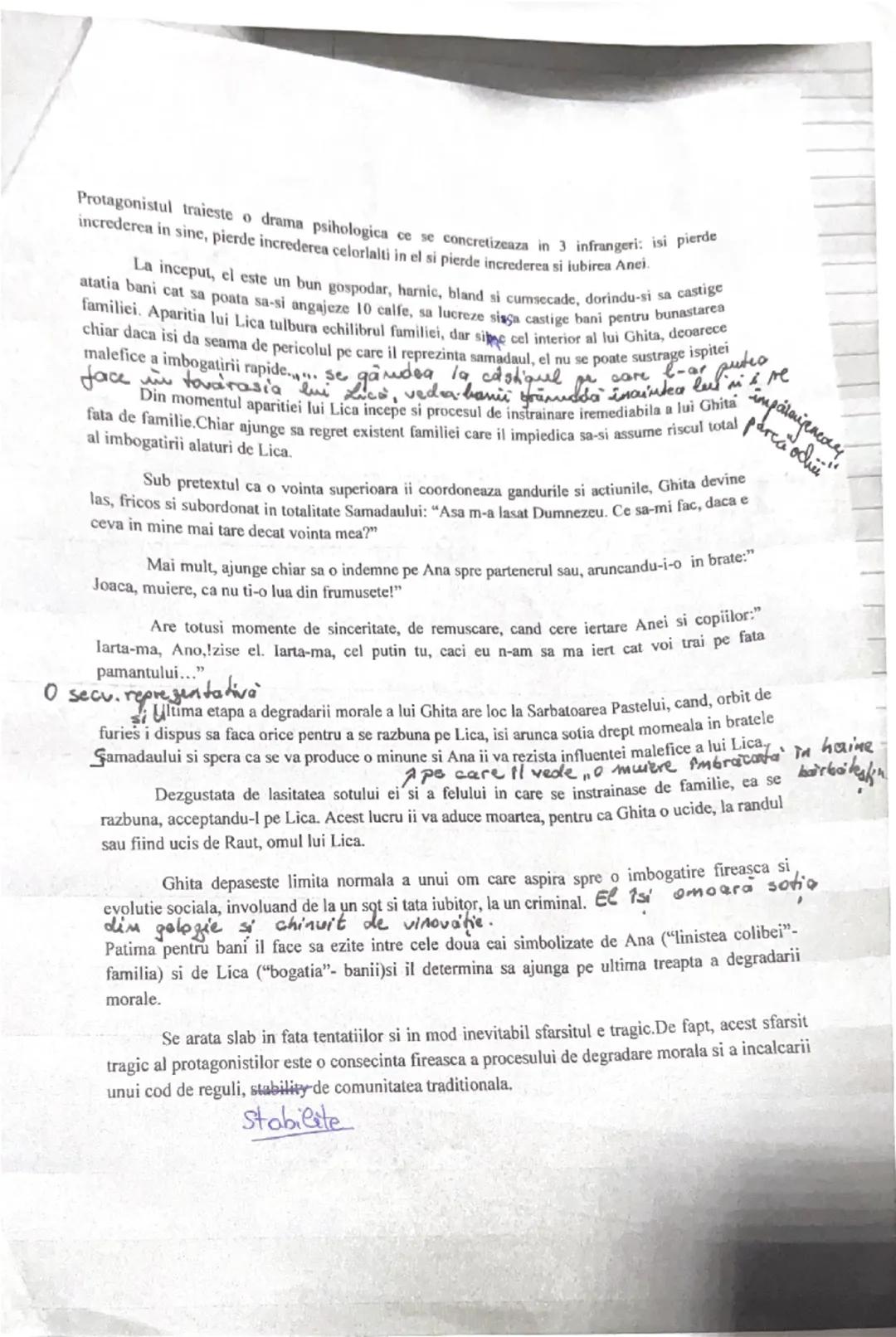 --- OCR Start ---
Diata
it doe
rerate
iva m
CARACTERIZARE GHITA
Ioan Slavici, prozator ardelean, este autor moralist, fin creator de analiza