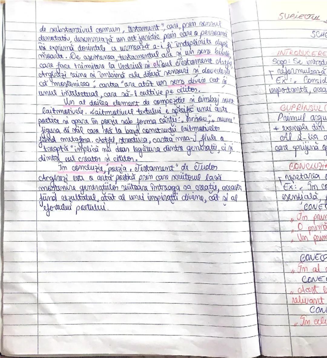 Lestament
de Judor Arghezi

Poezia, Testament" de Judor Angrezi, a fost
așezată în deschiderea realumului, cuvinte potrivite",
publicat în a