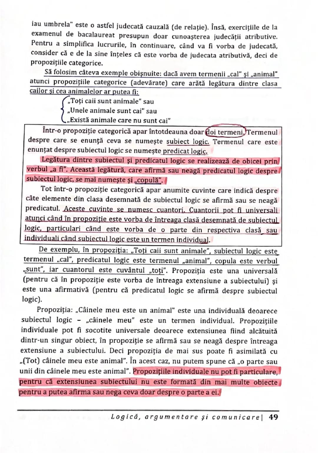 # Capitolul 3. Propozițiile categorice

3.1. Structura şi tipul propozițiilor categorice

A doua modalitate în care noi oamenii putem gândi 