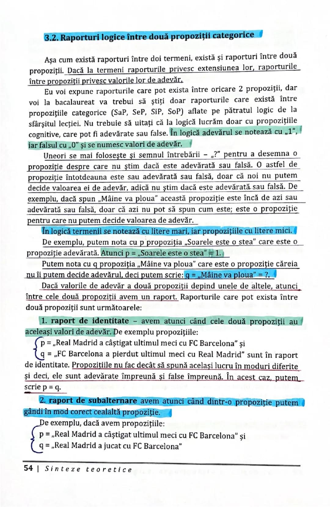 # Capitolul 3. Propozițiile categorice

3.1. Structura şi tipul propozițiilor categorice

A doua modalitate în care noi oamenii putem gândi 
