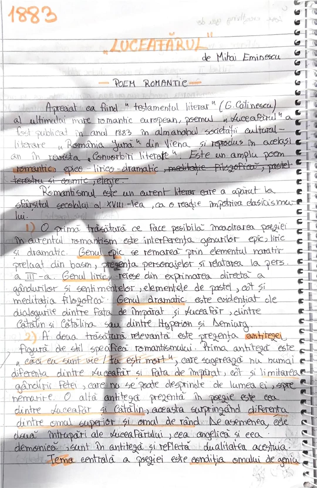 Eseu ,,Luceafărul"