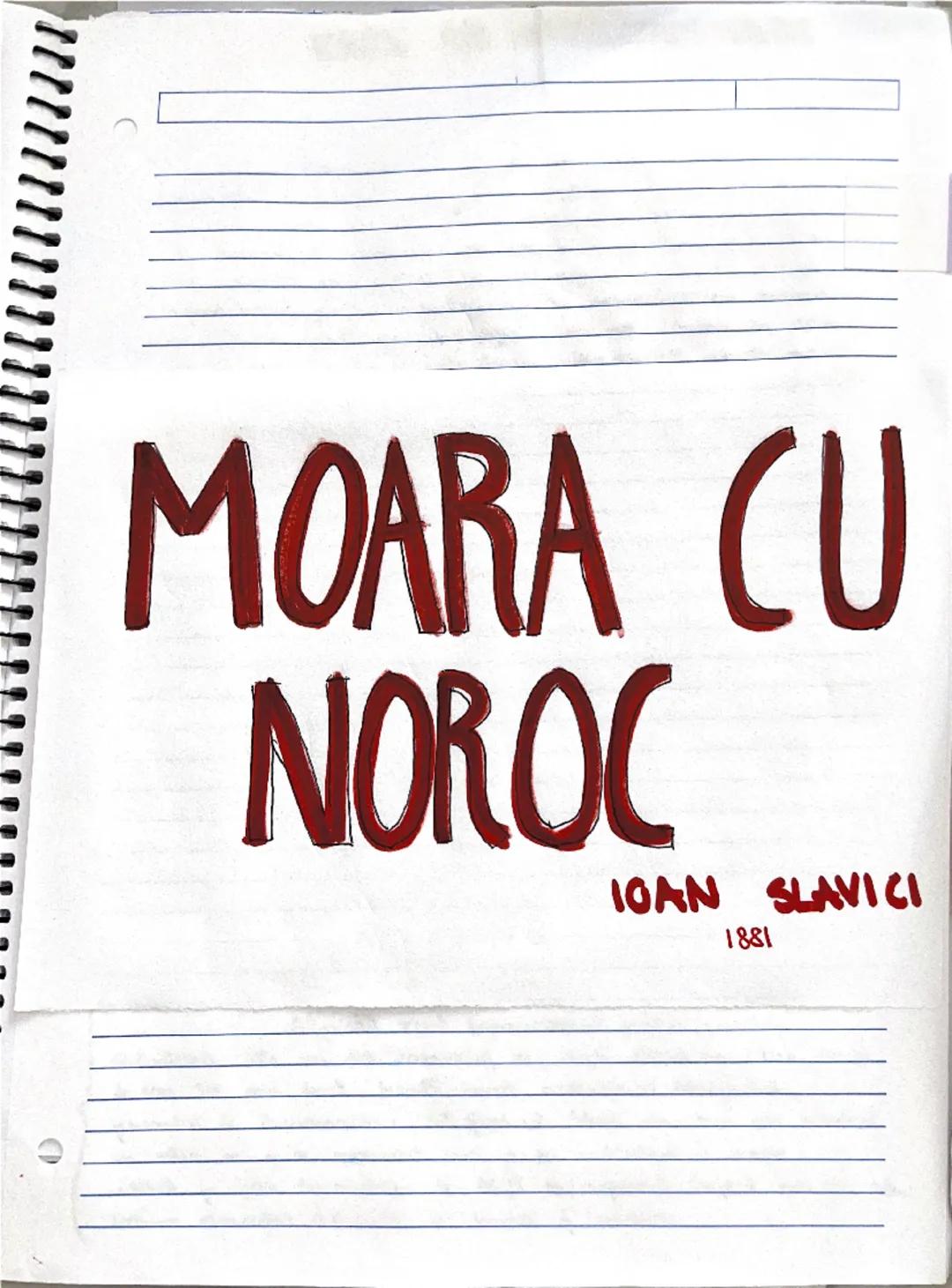 # MOARA CU NOROC

IOAN SLAVICI
1881 # ESEU DE CARACTERIZARE

*Heara u novec de loan Slavici este o suvela
realiste, prirlogia, publicată în 