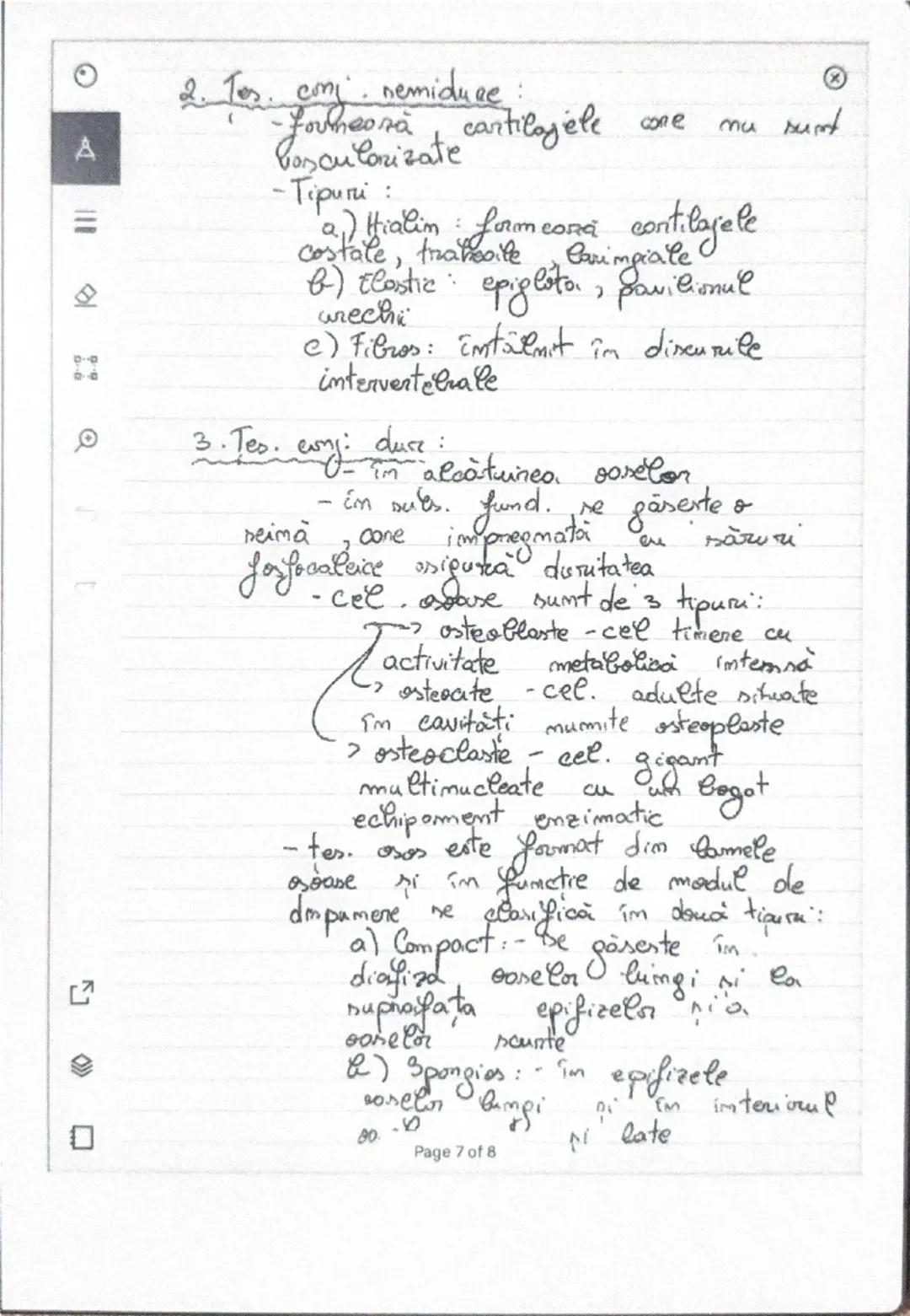 --- OCR Start ---
A
쇼
Tesutumle
A. Kesuturi vegetale:
Dupa furma celulelor: J tes. pare mchimatre
> tes prozenchimatice
Dupa greadul de dife
