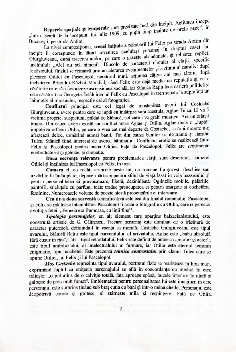 # Enigma Otiliei

de George Călinescu
- roman modern, obiectiv, balzacian, interbelic -

Perioada interbelică este una de diversitate la toa