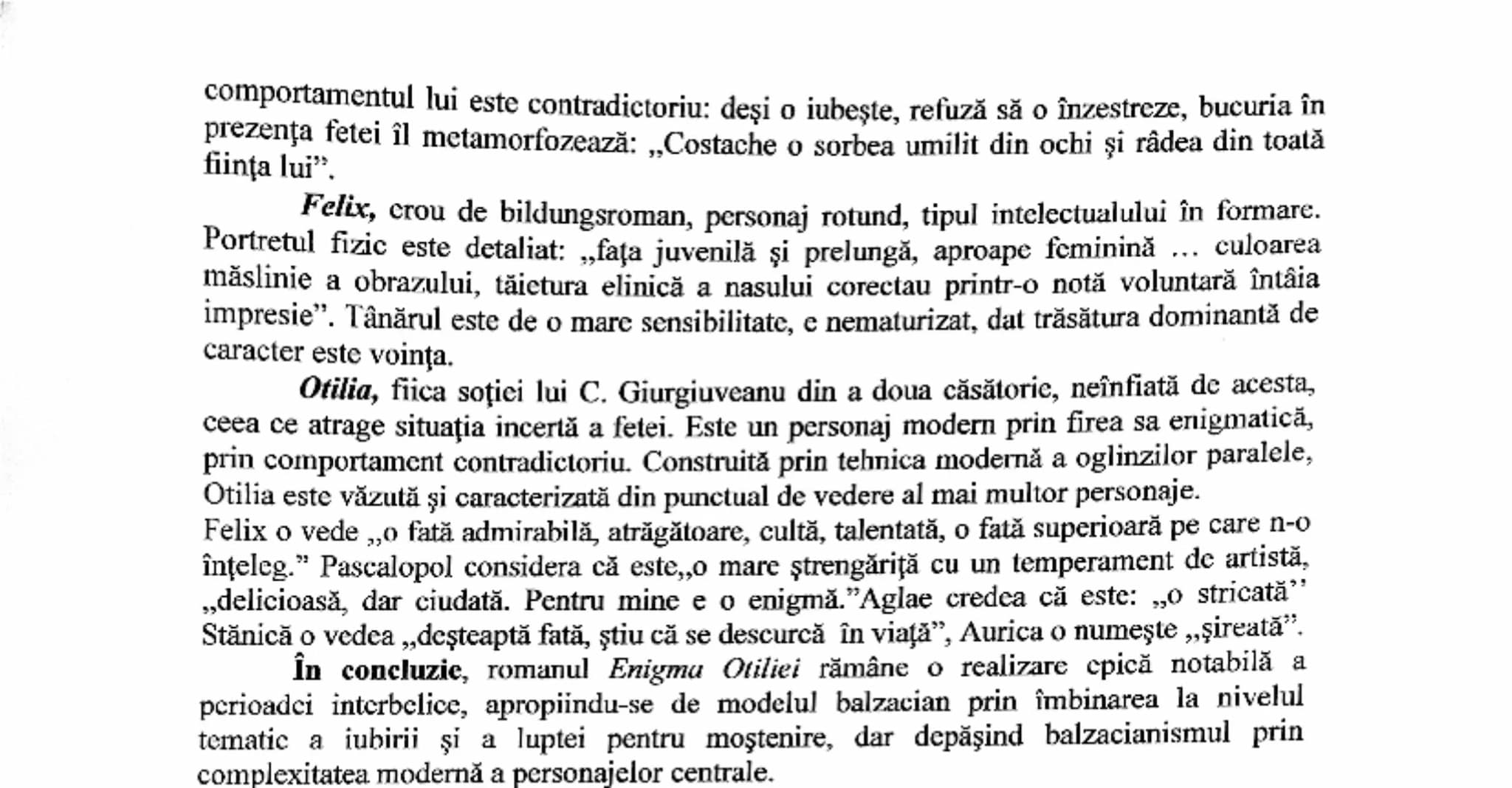 # Enigma Otiliei

de George Călinescu
- roman modern, obiectiv, balzacian, interbelic -

Perioada interbelică este una de diversitate la toa