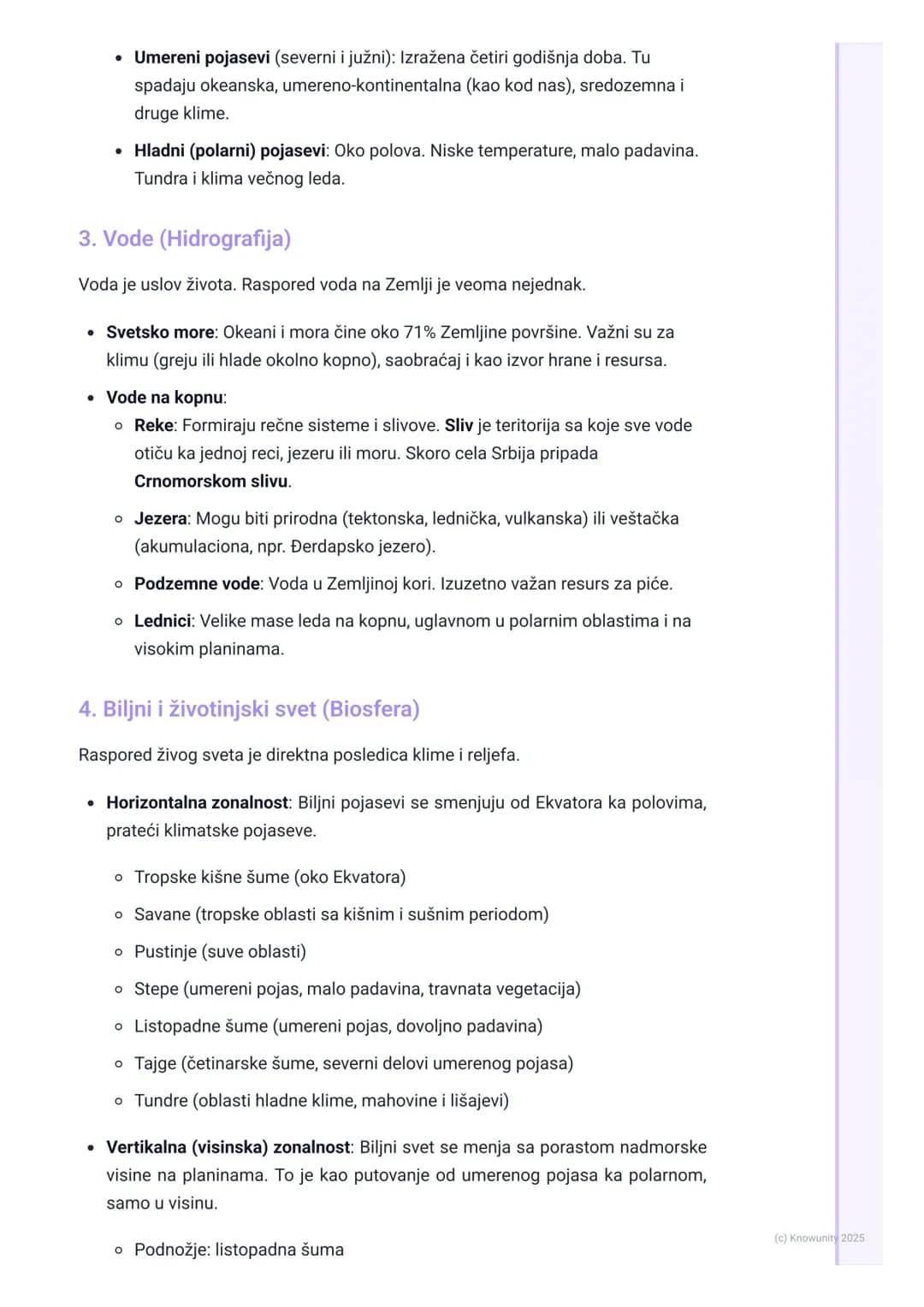 # Fizičkogeografske osnove

Uvod u fizičkogeografske osnove

Ovo je podsećanje na osnovne prirodne elemente koji čine "pozornicu" za život i
