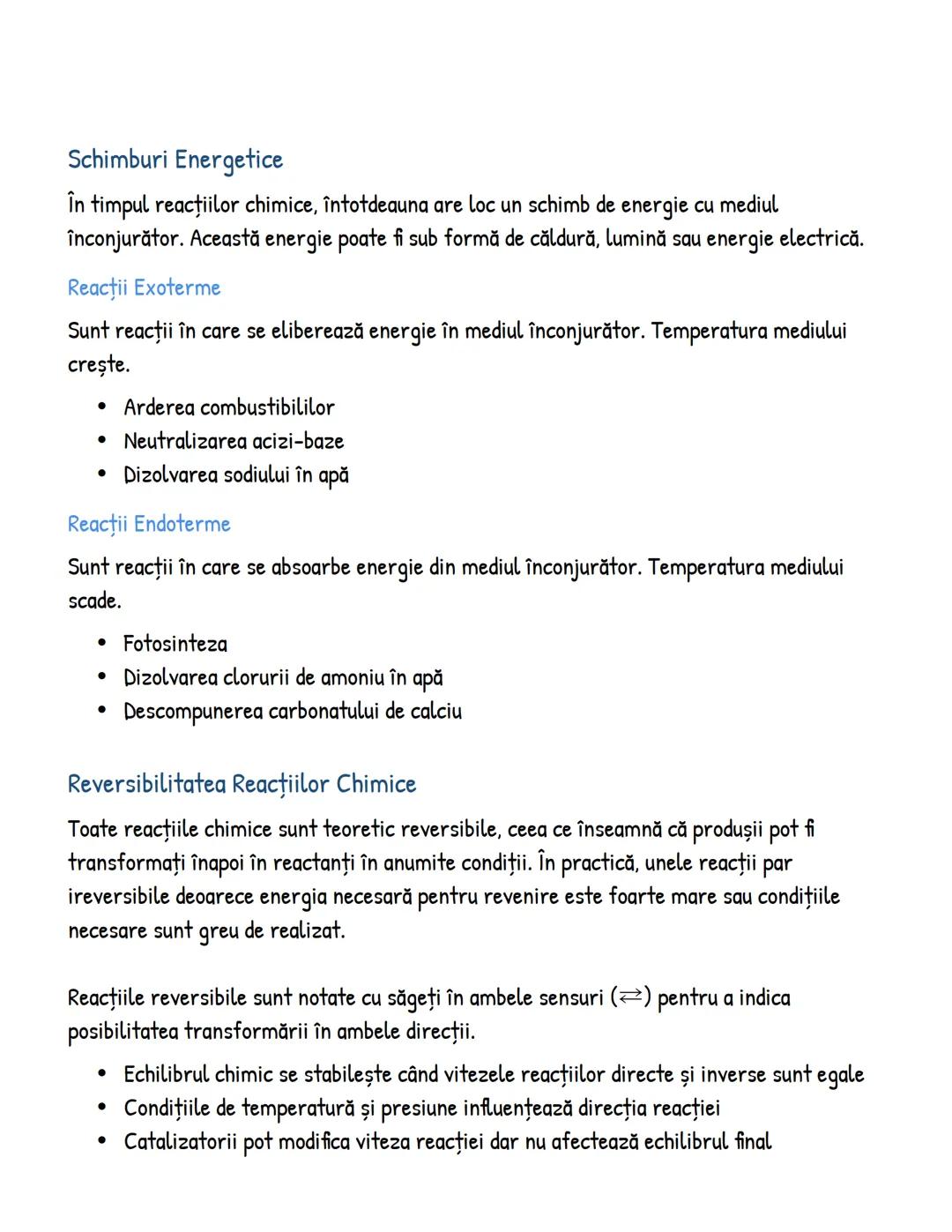 # Caracteristicile Reacţiilor Chimice

Transformarea Substanțelor

În cadrul reacţiilor chimice, are loc o transformare fundamentală a subst