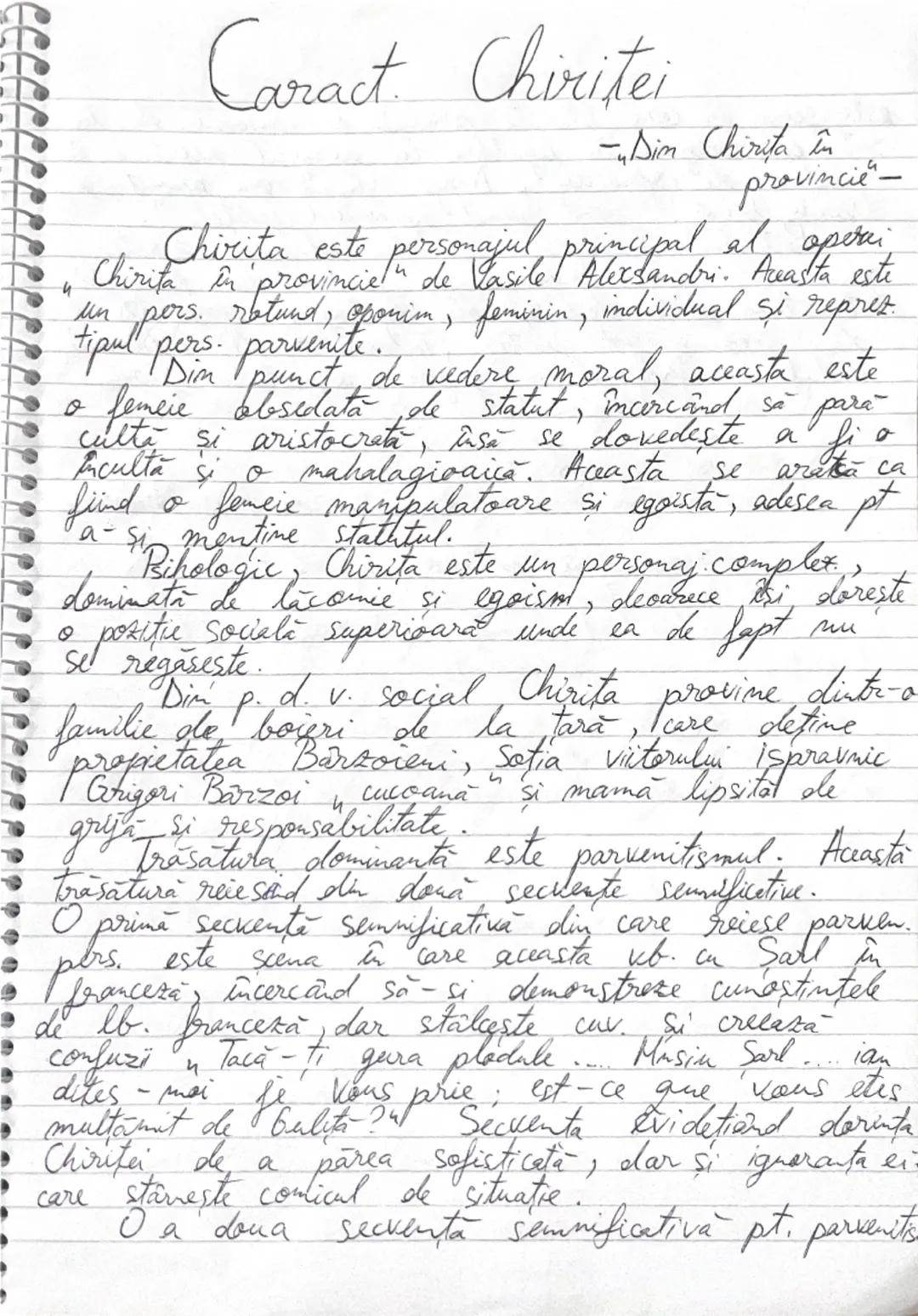 உ
4
o
# Caract Chiritei

-Dim Chirita în
provincie-

Chirita este personajul, principal al optai,
"Chirita in provinciel" de Vasile Alecsand