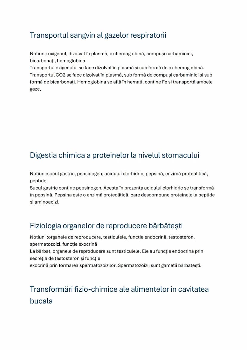 --- OCR Start ---
Funcţia heterocatalitică a materialului genetic
1
Fiziologia intestinului gros...
1
Concepţia şi naşterea.
1
Transportul s