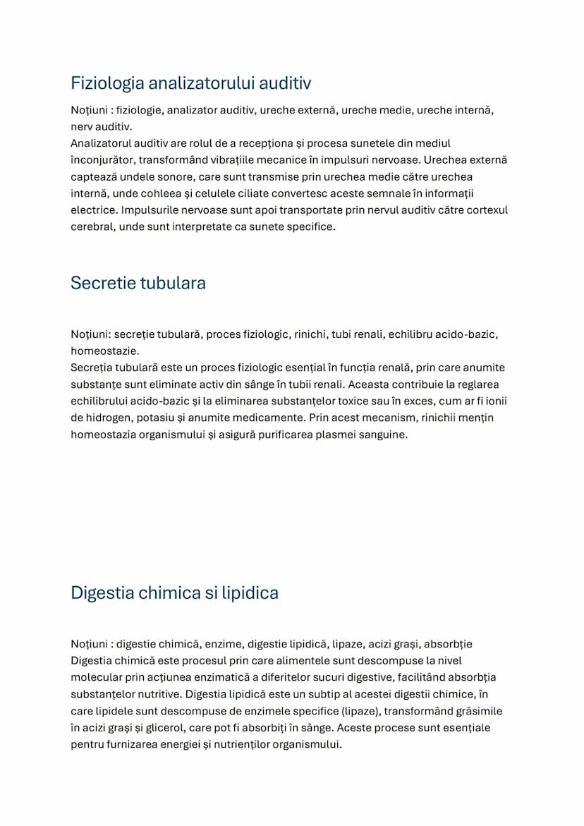 --- OCR Start ---
Funcţia heterocatalitică a materialului genetic
1
Fiziologia intestinului gros...
1
Concepţia şi naşterea.
1
Transportul s