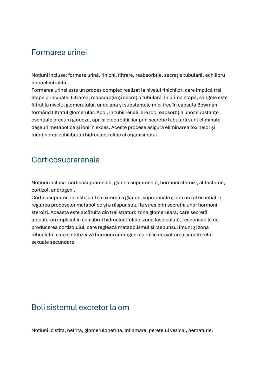 --- OCR Start ---
Funcţia heterocatalitică a materialului genetic
1
Fiziologia intestinului gros...
1
Concepţia şi naşterea.
1
Transportul s