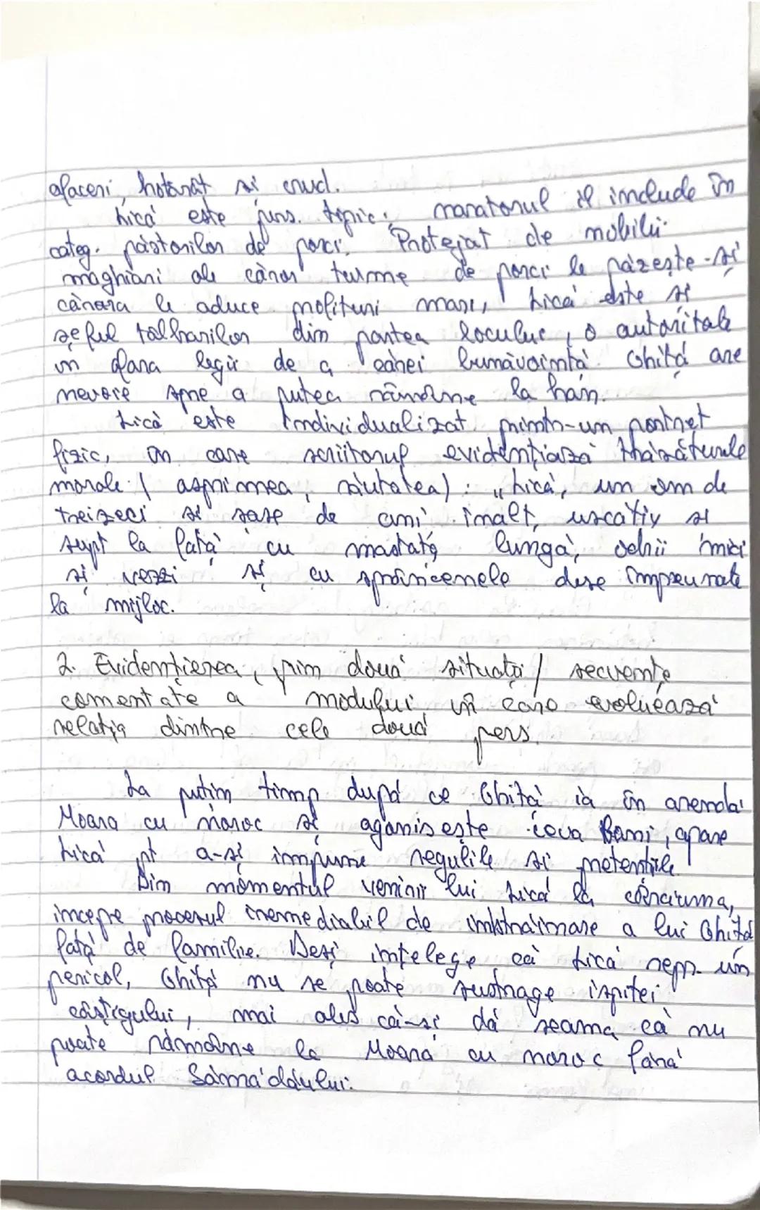 # Eseu despre relația dintre doua
personaje dintr-o muvela Atudratçı

Legătura dintre cârciumarul Ghiță și "arcos"
Soțul moșului, șeful panc