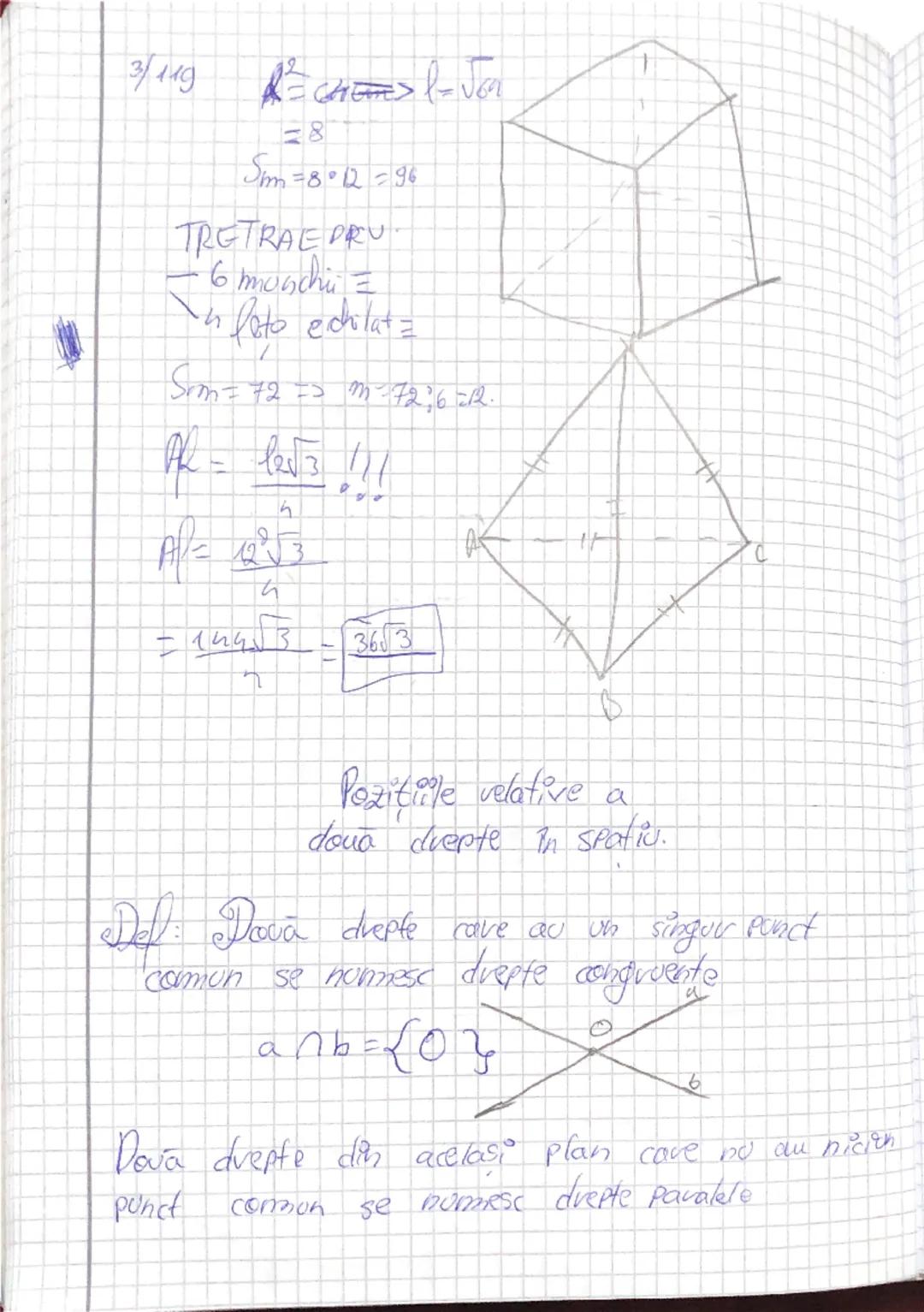 --- OCR Start ---
Piramida
Corpor geometrice
- baza - poligion
- varl
Poligon vegulat: triunghi echiladera, patret,
fecugan ng
Perarm Peta E
