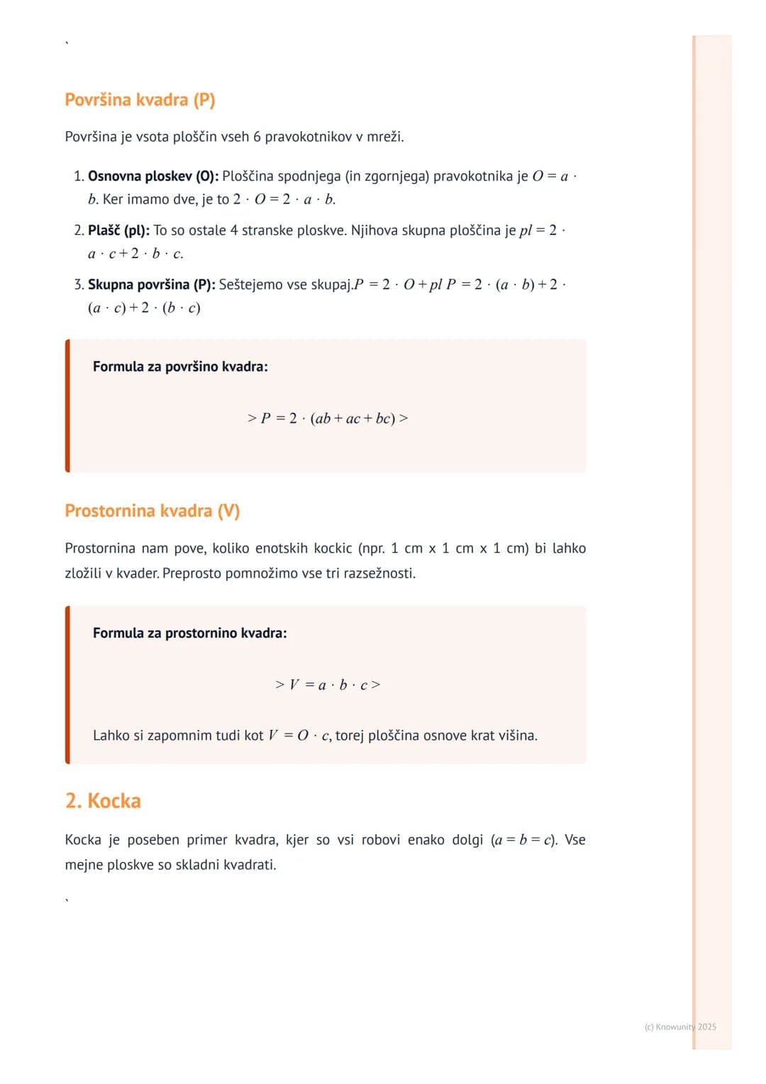 # Površina in prostornina

## Uvod v površino in prostornino

To je pomemben del geometrije. Površina in prostornina nam povesta dve različn