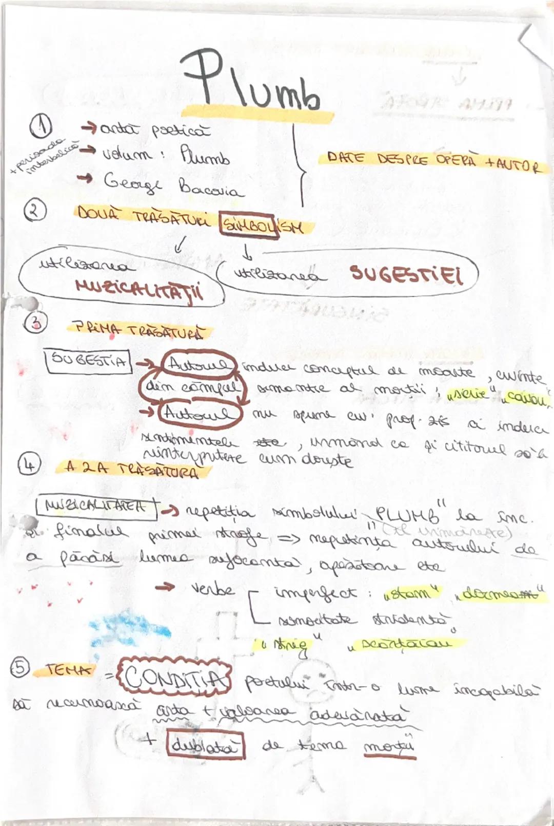 # Plumb

George Bacovia --- OCR Start ---
DATE DESPRE OPERA Plumlo
+AUTOR
३
George Bacovia
Poezia "Plumb" de George Bacovia, este o anta
poe