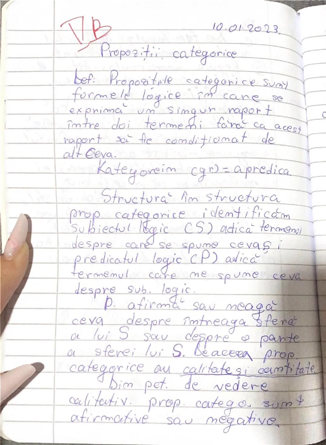 A

INTRODUCERE

20.09.2023.

Def: Logica este stiinta demonstratici
şi studiază formele şi legile gemerale
ale ratiomari corecte.
rati omar
