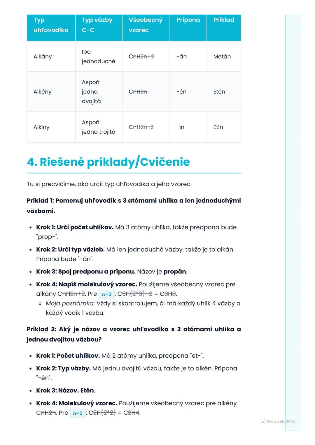 # Uhlovodíky

1. Prehl'ad uhlovodíkov

Uhlovodíky sú úplne základné organické zlúčeniny. Sú to zlúčeniny, ktoré
obsahujú iba atómy uhlíka (C