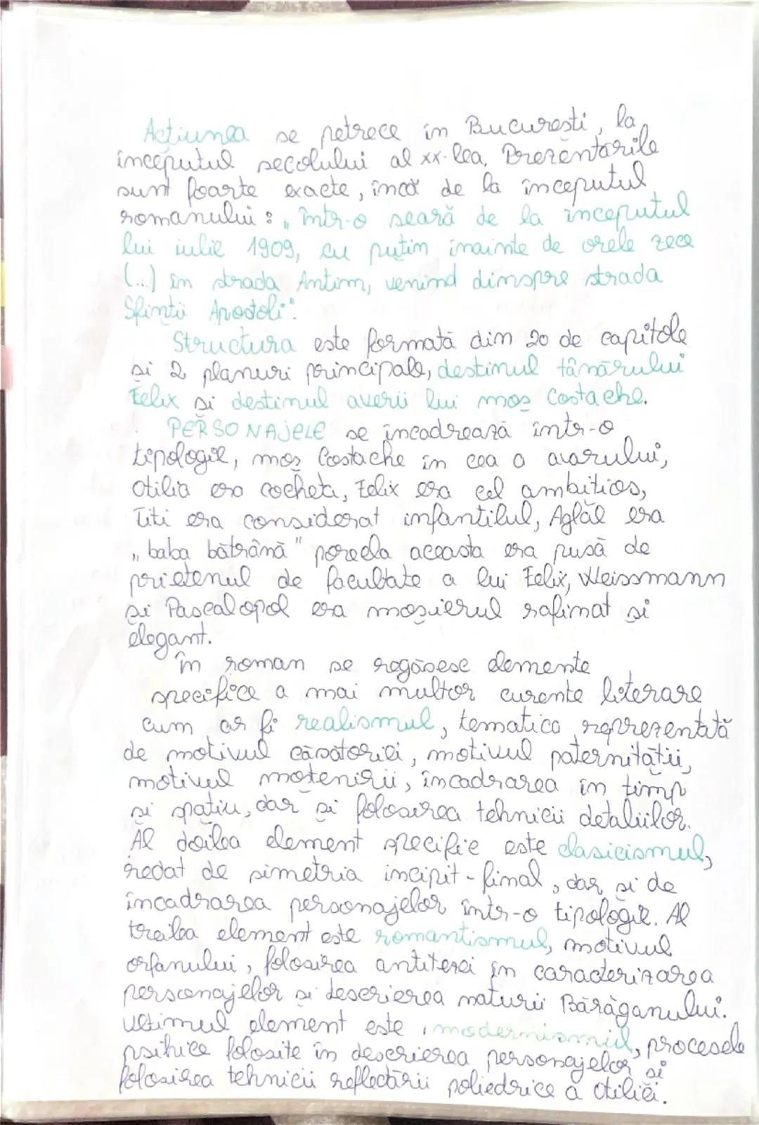 --- OCR Start ---
~ Caracterizarea
Atiliei
~
Enigma otiliei "de George Calinescu este
un roman de specie epică, în proză, de
mari dimensiuni