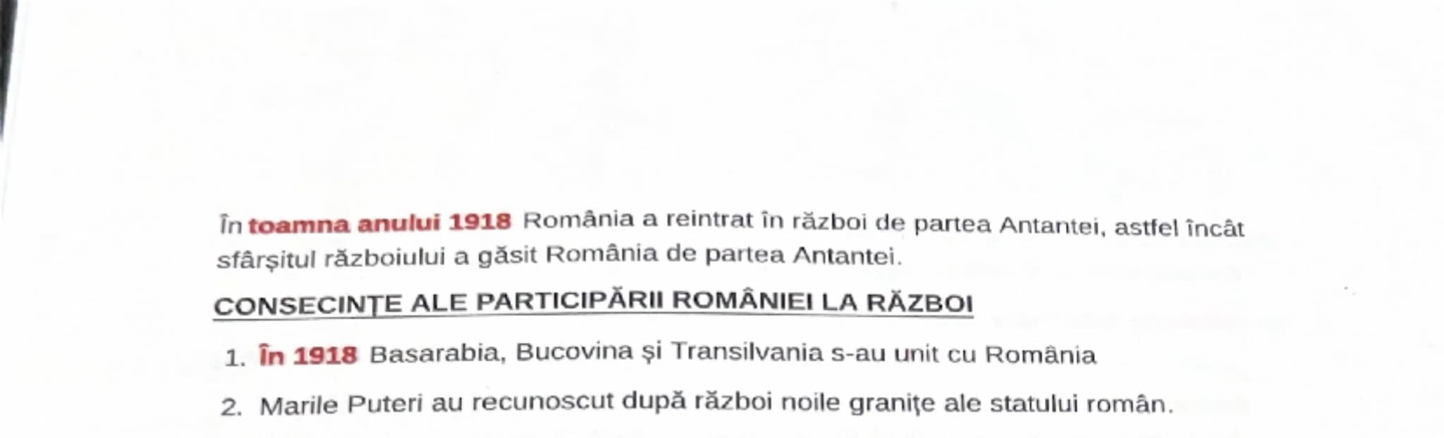 # PRIMUL RĂZBOI MONDIAL (1914-1916)
Războiul a început în 1914 după ce un student sårb l-a asasinat pe prințul moştenitor al
Austro-Ungariei