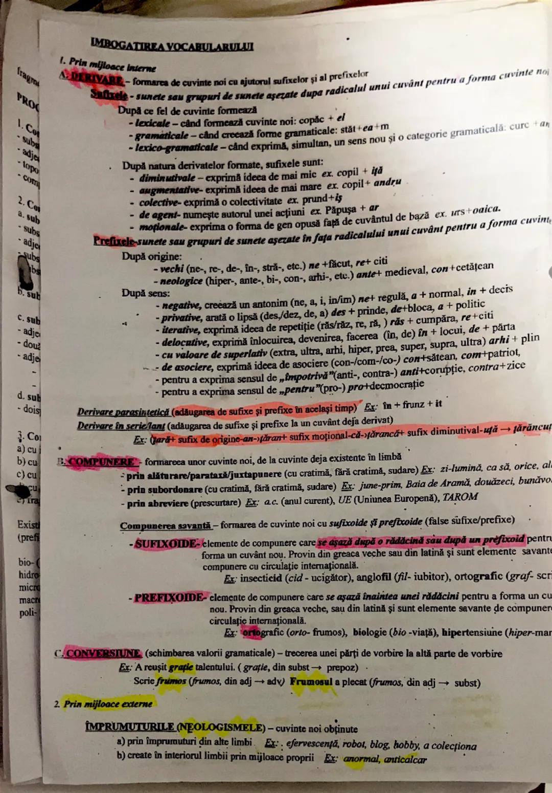 LINII IMPORTANTE IN
Notiuni de fonetică
Venetica este stiinta care studiază sunetele limbii
SUNET limbii romine:
Vocale - sunete care se pro