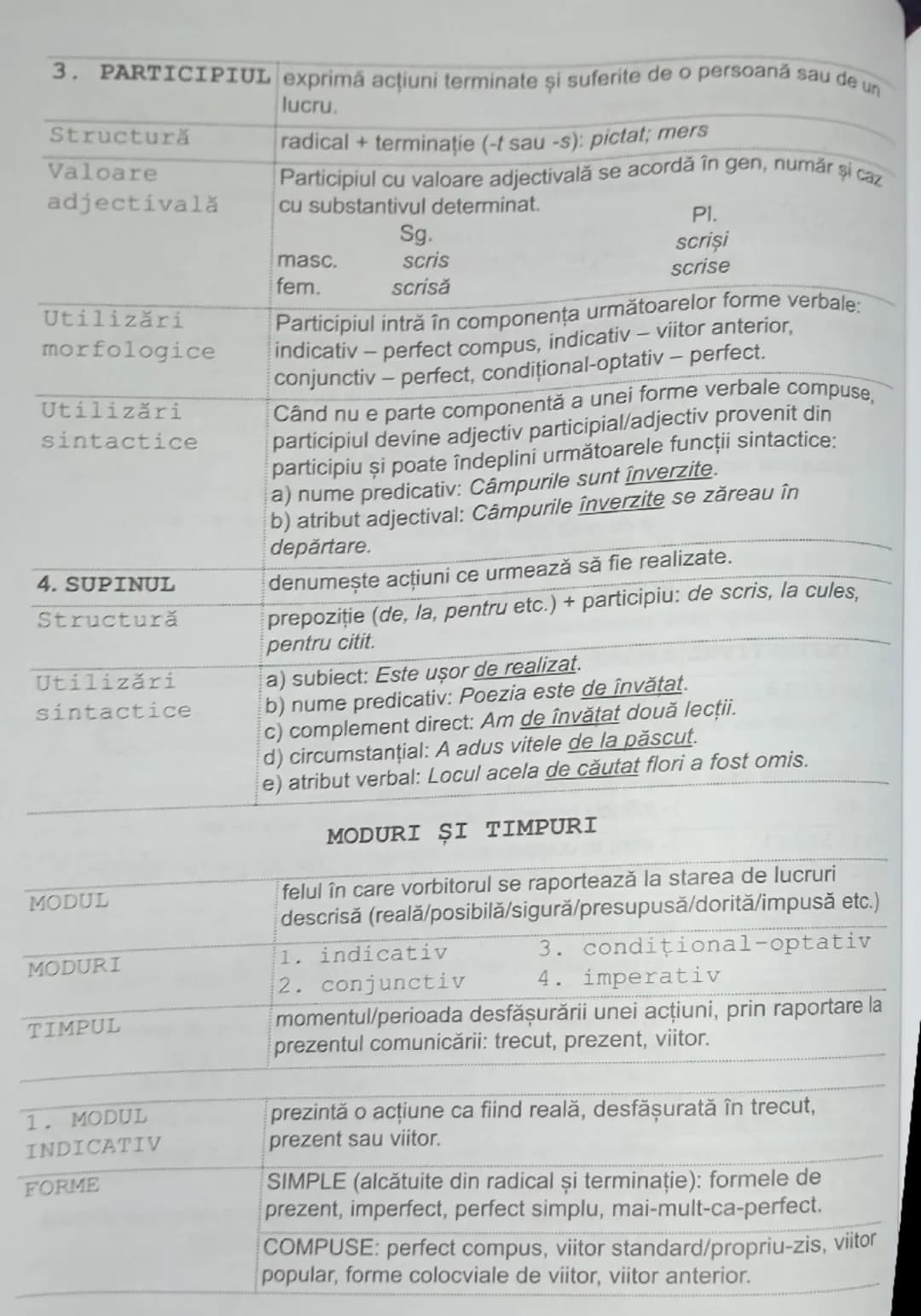 # IV. A. MORFOLOGIE

VERBUL
partea de vorbire care arată acţiunea, starea, existenţa
(a citi, a merge, a desena, a coborî etc.); reprezintă 