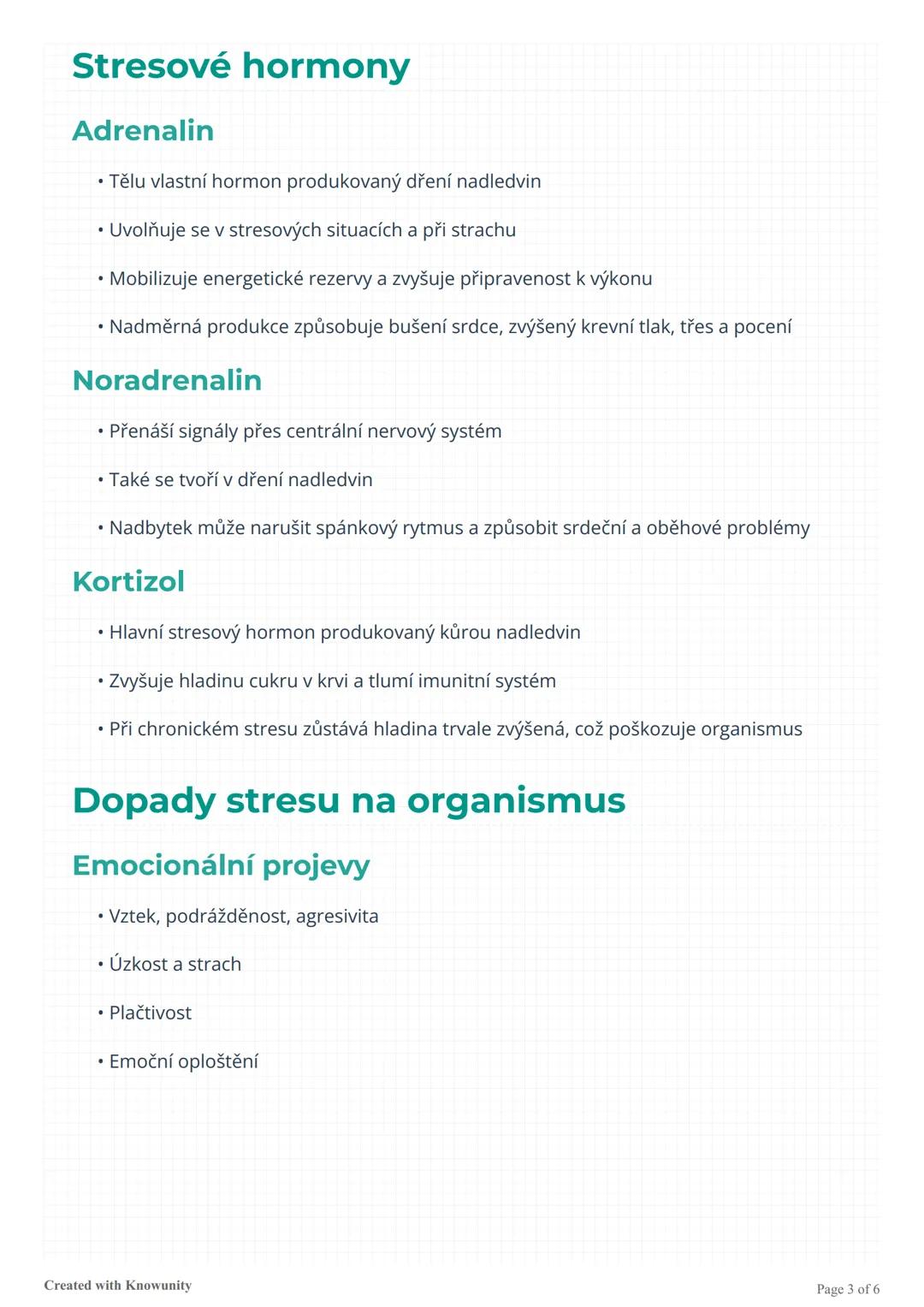 Stres
Komplexní přehled stresu, jeho typů, fyziologických mechanismů a strategií pro jeho
zvládání.
Co je stres?
Stres je fyzická a psychick