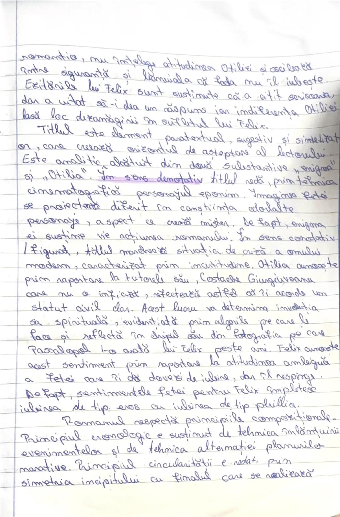 "Enigma Ofilici"

de George Calimesas

10
eseu =

George Calinescu, prim romanele sale, se înscrie
în perioada interlulică, o perioadă de ef