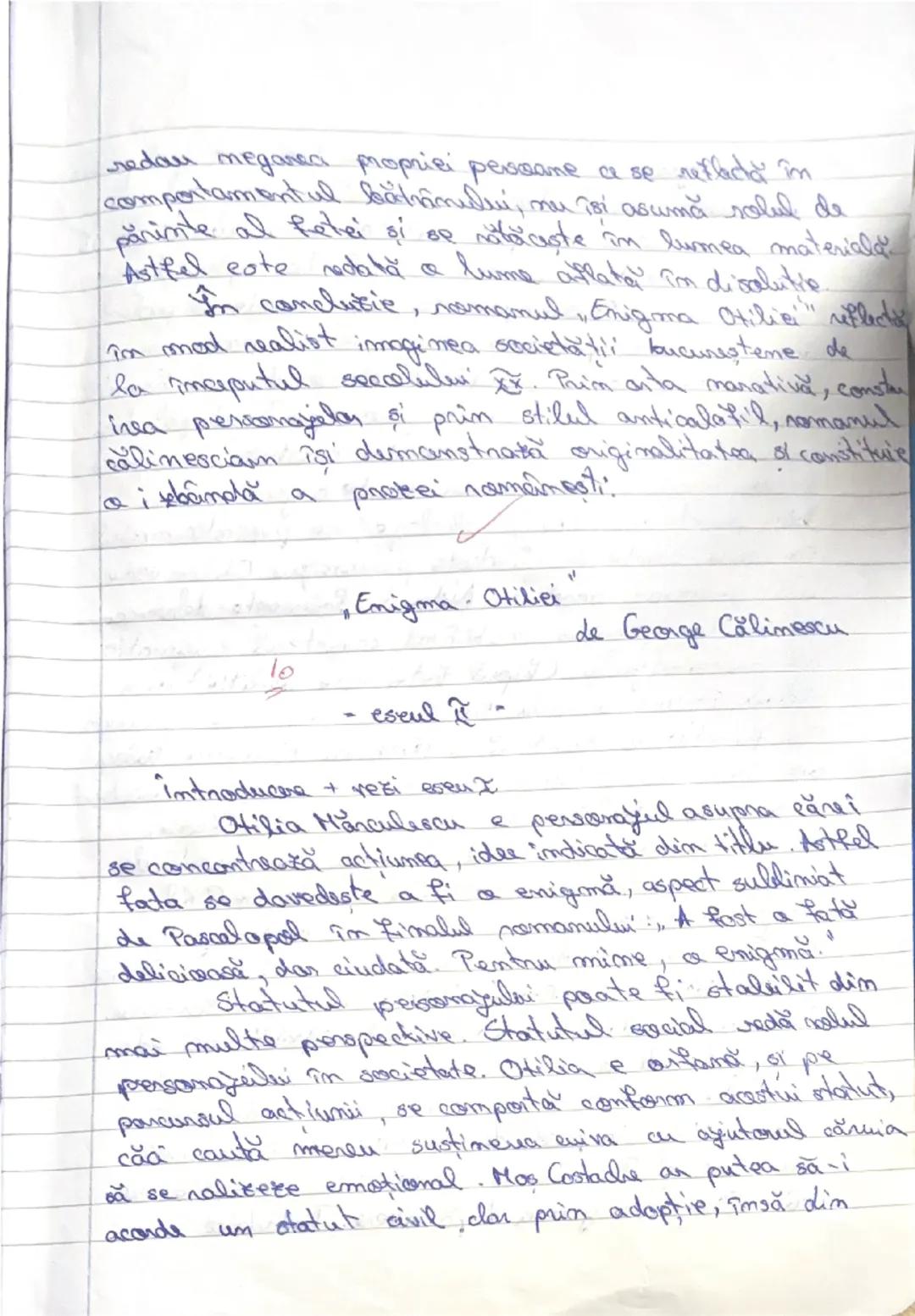 "Enigma Ofilici"

de George Calimesas

10
eseu =

George Calinescu, prim romanele sale, se înscrie
în perioada interlulică, o perioadă de ef