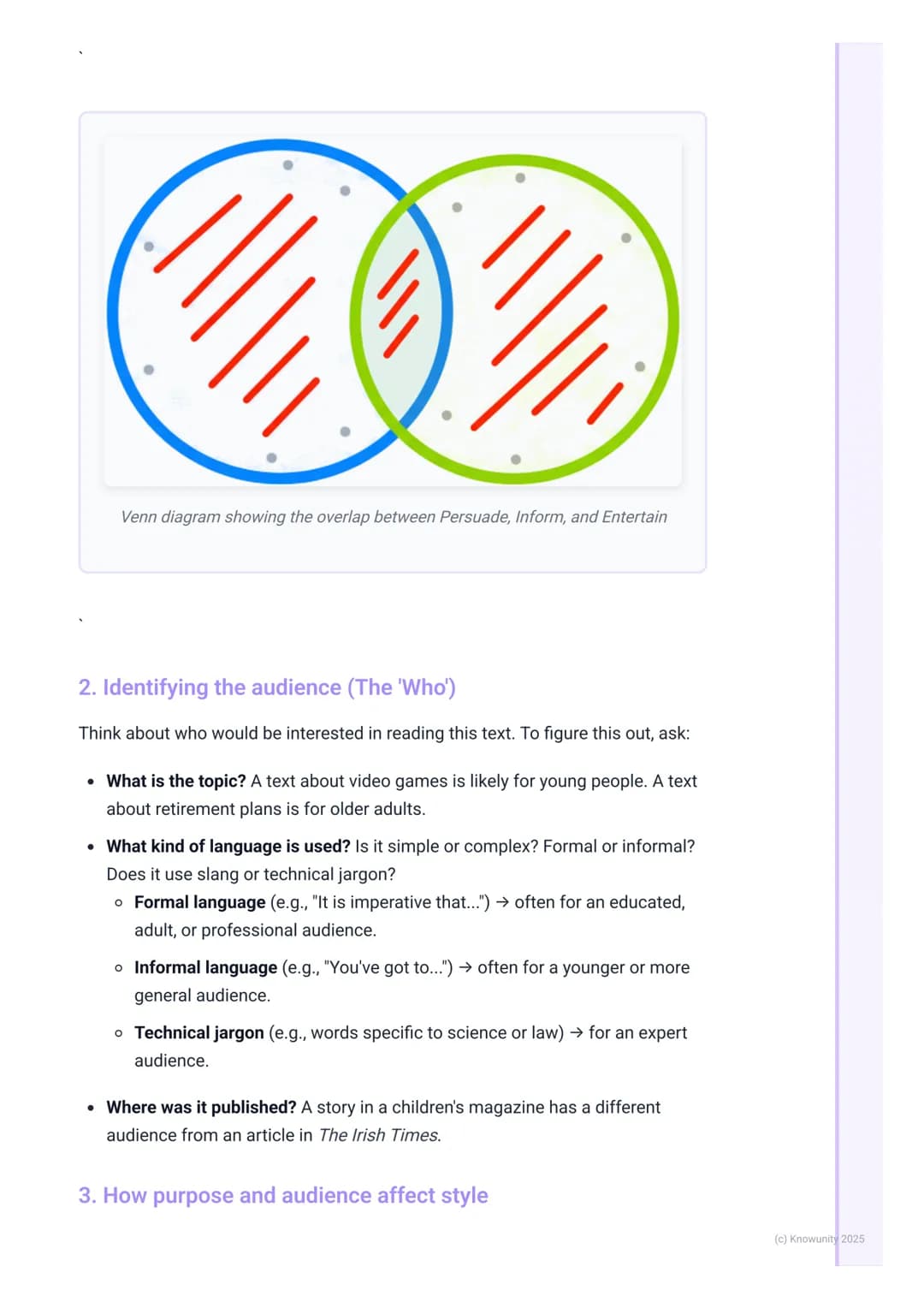 # Understanding Author's Purpose
and Audience

What this is all about

Basically, this is about being a detective when you read. You're tryi