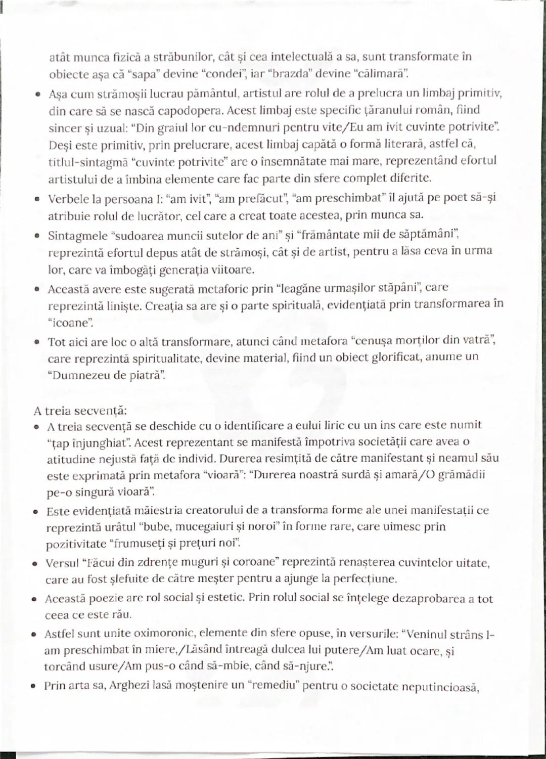 # Testament
Tudor Arghezi

Genul liric:

Genul liric cuprinde operele în care, cu ajutorul cului liric, sunt exprimate ideile,
gândurile şi 
