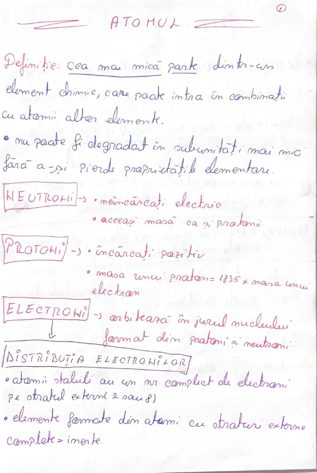 --- OCR Start ---
O
Definiţie:
ATOMUL
Cea mai mică parte dintr-un
element chimic, care paate intra în combinatü
cu atomii alter elemente.
• 